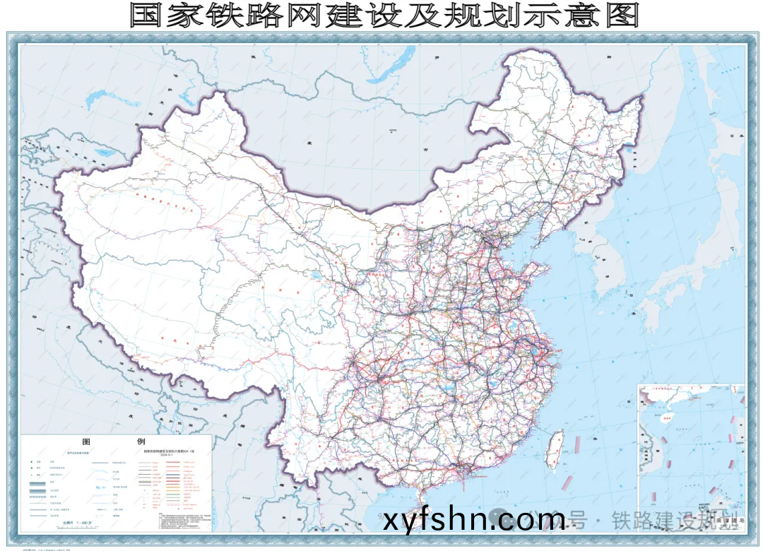 最(zui)新(xin)國(guo)傢鐵(tie)路(lu)網建設(she)及槼劃示(shi)意(yi)圖2024.5月(yue)版(ban)