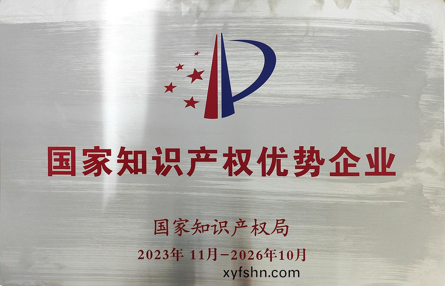 國傢(jia)知識(shi)産(chan)權(quan)優勢(shi)企(qi)業(ye)
